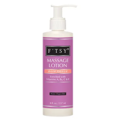 Organic Vegan Massage Lotion for Body Deeply Penetrating Moisturizer to Relax Muscles & Repair Soft Skin