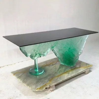 R007 Nordic Elegant Transparent Resin Modern Luxury Dining Room Set for Hotel and Home Use Indoor Outdoor