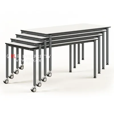 Kids Reading Table with Wheels Portable Party Table for Preschool Kindergarten