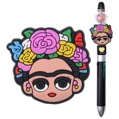 NEW ARRIVAL Wholesale Customize Focal Beads  Different Valentine Series Soft Rubber  Bpa Free Silicone Focal Bead