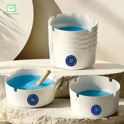 Custom Disposable Ashtray Smokeless Cigarette Tray Eco-friendly Choice Paper Portable for Hotel Restaurant Bar Office Outdoor
