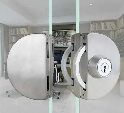China Manufacturer Shop Glass Door Lock Classic Stainless Steel Glass Door Lock