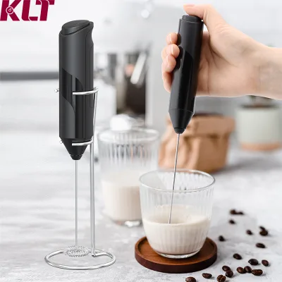 Minimalist Hand Automatic Mini Milk Frother Milk Whisk Electric Milk Frother With Stand