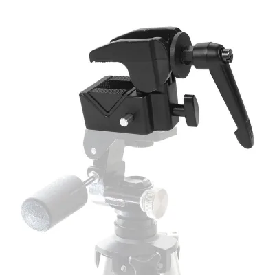 Heavy Duty Metal Clamp Holder Reflector Clip A-shaped Strong Clamp for Background Stand Flash LED Light Umbrella