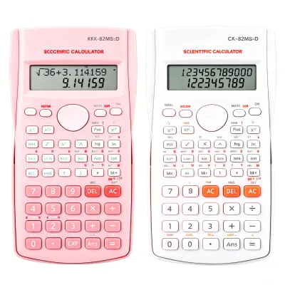 Fashion Color Scientific Calculator Powerful Math Function Battery Powered for Teen Student Office Daily Use