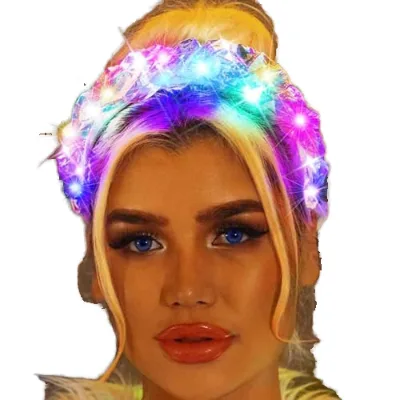 Custom LED Headband for Birthday Gifts Holiday Supplies Decorations