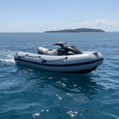 GZAIRFUN X-313 Jetski Powered Inflatable Tender Boat with PVC Material 100-500kg Capacity <5 Passengers