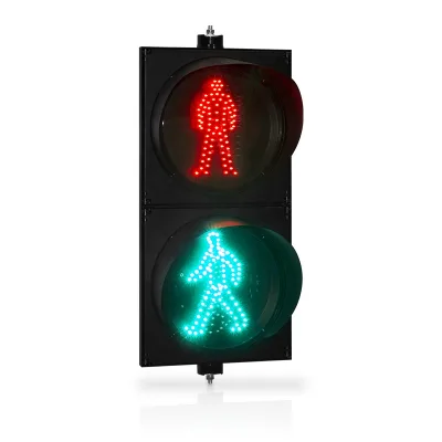 PC Housing 300mm Red Green Walking Pedestrian Traffic Lights