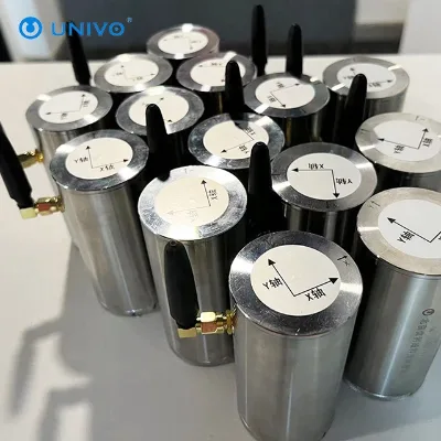 UBZD7000 Smart Wireless 3-Axis Vibration & Temperature Sensor LoRa 4G IoT Motor Speed Monitor IP67 Waterproof Metal