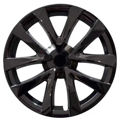 18-Inch Tes La Model 3 Model S Wheel Cover Same Style Spider Web Design 4Pcs Wheel Protector Ring Decoration Dust Shields for