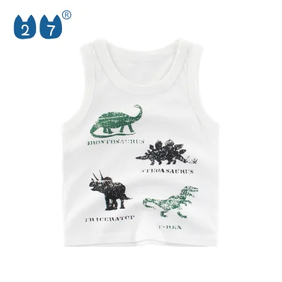 New Model Children Fashion Beautiful Boys Sleeveless Vest for Summer