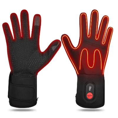 Rechargeable Battery Gloves Heating Riding Hiking Cycling Ski Snowboarding Liners for Men Women Heated Gloves