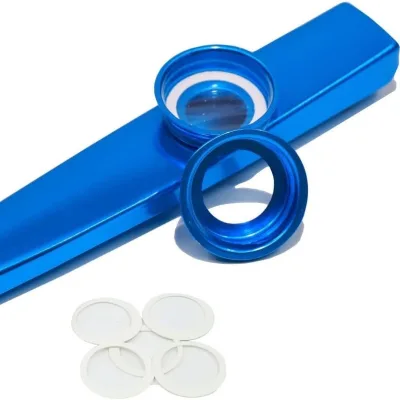 Metal Kazoo Guitar and Ukulele Companion Portable Wind Instrument Orff Percussion Instruments