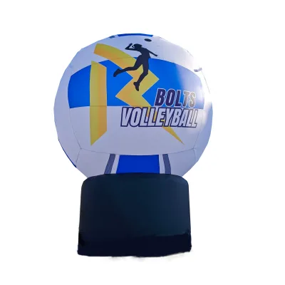 3m Diameter Inflatable Volleyball Model for Sports Advertising for Sports Events and Competitions, Inflatable Hot Air Balloon