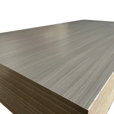 JIU JIU 12mm Melamine MDF Decorative Material Excellent Supplier Hardboard Particle Board Low Price E1 Formaldehyde Emission