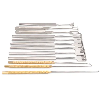 Stainless Steel Plastic Surgery Eyelid Retractor Single Double-Claw Rake-Type