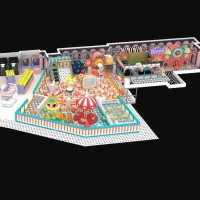 Support Customization of Irregularly Shaped Children's Play Castles Indoor Playground New Design in 2025