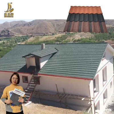Costa Rica Classic China Roof Tile Roofing Sheet Stone Color Coated Roof Tiles