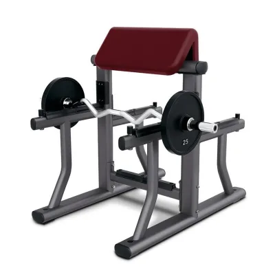 Steel Arm Curl Bench Adjustable Portable Durable Comfortable Strength Training Equipment for Body Building