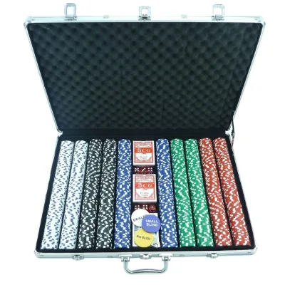 High Quality Wholesale Portable Hot Selling Aluminum 1000 Poker Chip case