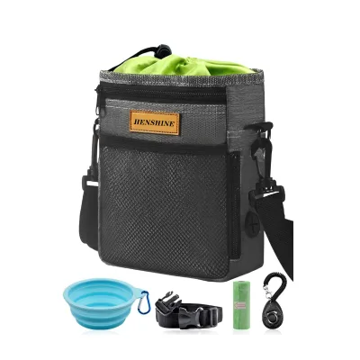 Hot Selling Outdoor Easily to Bring Dog Treat Training Pouch With Waist Belt and Shoulder Strap