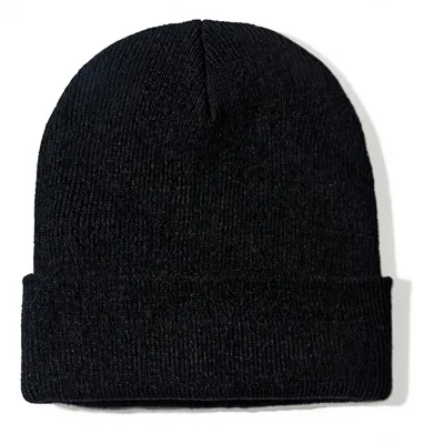 Unisex Jacquard Solid Beanie for Adults and Women Winter Hat