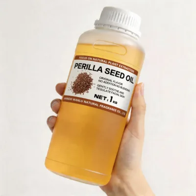 Best Quality Cold Pressed Perilla Seed Oil Bulk Natural Carrier Oil for Skin Hair Care Cosmetic Raw Material Free Sample