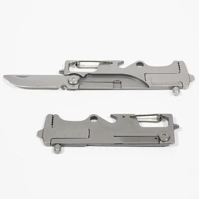 Folding Knife Multitool Foldable Utility Knife Wrench Screwdriver Multi-Function Household Tool Stainless Steel Hunting Knife