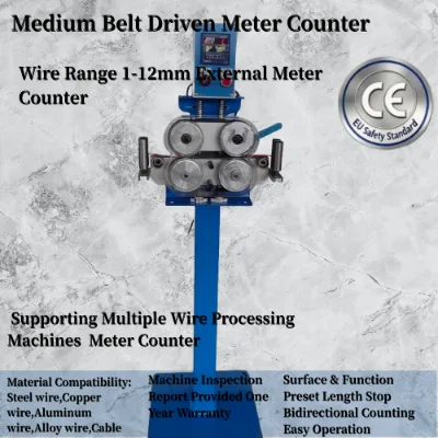 Meter Counter Wire Range 1-12mm External Meter Counter Supporting Multiple Wire Processing Machines Meter Counter