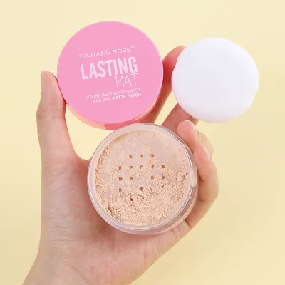 Custom Logo Loose Setting Powder Oil Control Foundation Smooth Silky Mineral Waterproof Face Makeup Setting Loose Powder