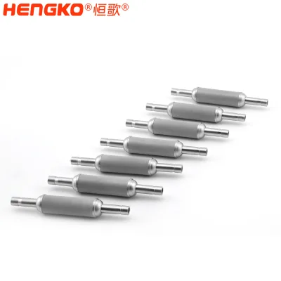 HENGKO 1micron Carbonation Stone 6 Inch Long 18 mm Ss 316 Micro Bubble Diffuser Plate for Pre Aeration of the Buffer tank