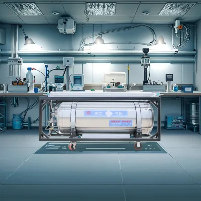 Medical Gas Liquid Storage Tank Steel Pressure Vessel for Fuel Storage