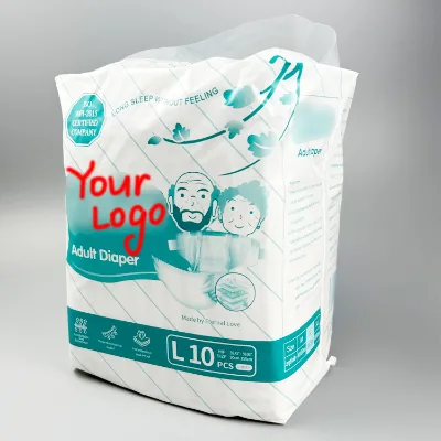 Disposable Xl L M Incontinence Pad Breathable Super Absorbent Cotton Printed Thick Adult Diaper