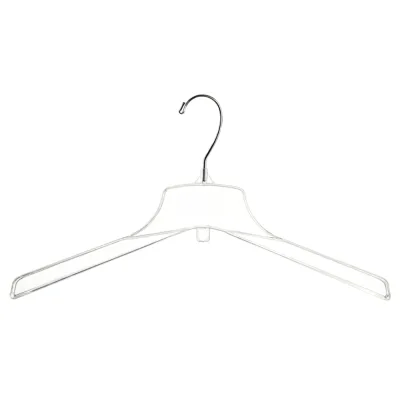 Clear Acrylic Hanger Rotating Metal Hook Wishbone Coat Suit Shirt Jacket Space Saving Closet Organizer Wardrobe Garment Hanger