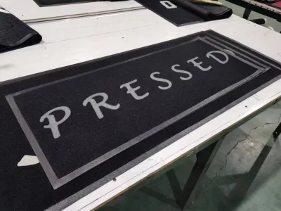 Custom Washable Tufted Braided Polypropylene Rubber PVC Entrance Floor Door Mat