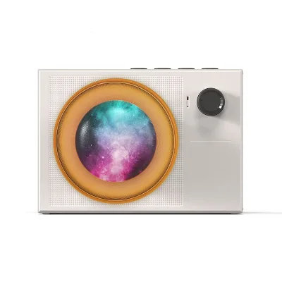 Bluetooth Speaker with Moving Light TF Perfume Pieces Hands-free Call White Noise