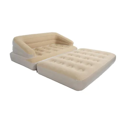 2026 Outdoor Inflatable Sofa Bed for Outdoor Camping, Built-in Pump for Automatic Inflation, Thickened PVC Material