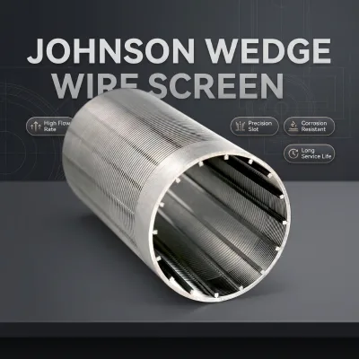Johnson Screen Pipe Laterals Wedge Wire Hub Header Distributor Assemblies Filter Galvanized 4inch Water Well Screen Pipe