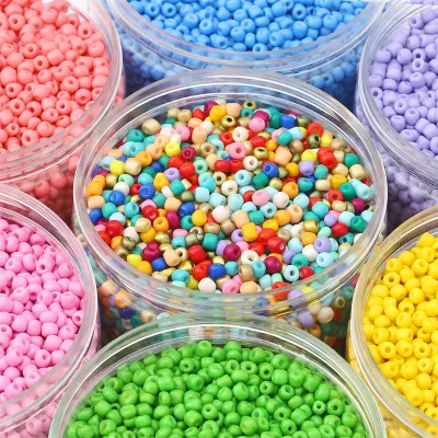 About 300/1000/2000PCS/Bag Glass Seed Beads Bulk Pony Beads Bulk for Jewelry Making Mini Spacer Loose Beads Craft