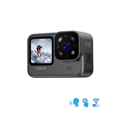 High Quality Vlog Action Camera 4K 2.2" Touch Screen Hand Free Voice Control Video Record Camera Underwater Waterproof Camera