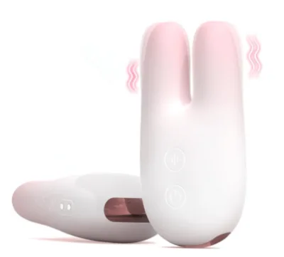Discreet Female Clitoral Vibrator Rabbit Shaped Liquid Silicone Nipple Stimulator Clitoris Massager Women Clit Orgasm Sex Toy