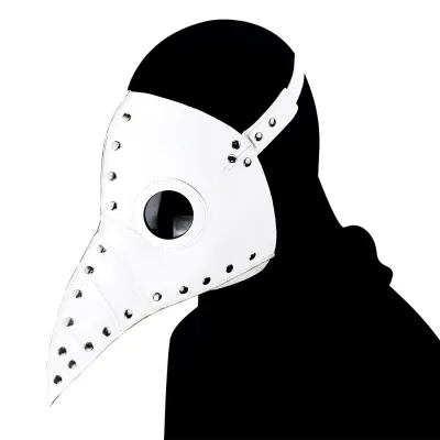 Halloween Birthday Steampunk Plague Beaked PVC Mask Pair