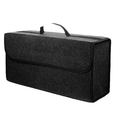 Customized Car Dual-use Felt Car Storage Bag Trunk Organizer Car Foldable Storage Bag Universal Reserve Box Toolbox