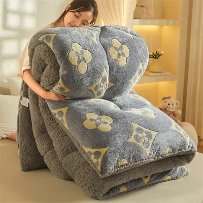 2023 New 180g Snow Fleece Lamb Fleece Double Sided Winter Quilt Core