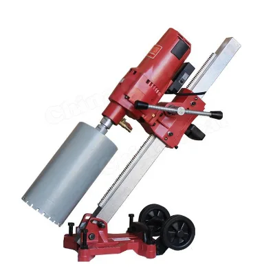 New Vertical Portable Punch Machine / Core Drilling Diamond Concrete Drill 2600W 255mm Max Drilling Diameter
