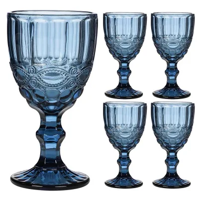 Whisky Glass Modern Design 300ml Customized Logo Party Colors Wedding Glassware Bulk Packing