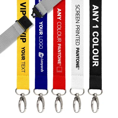High Quality Personalized Custom logo Aviation Neck Strap Silk Screen Printed Polyester Airline air Lanyard for Staff
