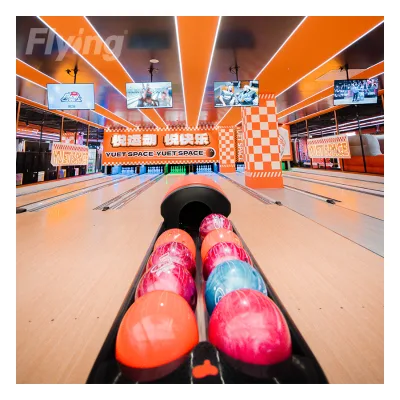 New Model Portable Entertainment Center Colourful Park Alley Bowling Ball Polishing lane Equipment