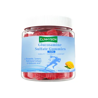 OEM ODM Factory Wholesale Reduce Joint Pain Enhance Athletic Capacity Glucosamine Chondroitin Gummy with Hyaluronic Acid