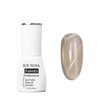 BD Clear Cat Eye Gel Polish Chameleon 3d Magnetic Clear 4 Colors Cat Eye Powder Shift Hema/Tpo Free for Summer Pigment Diy